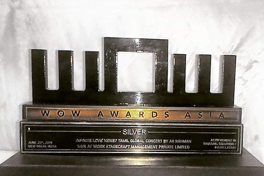 BEST TRUSSING COMPANY FOR ACHIEVEMENT IN TRUSSING SOLUTION ( 2015 ) at the WOW AWARDS held in Delhijpg (2)
